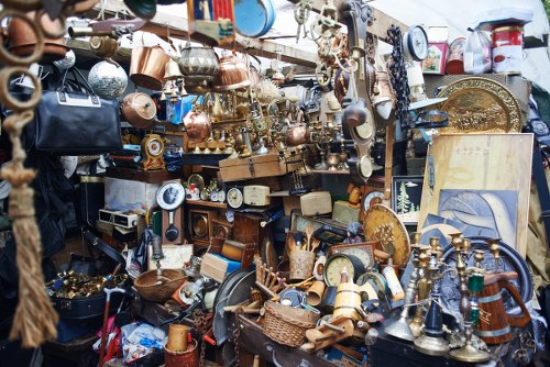 Organized loft after clearance in East Ham