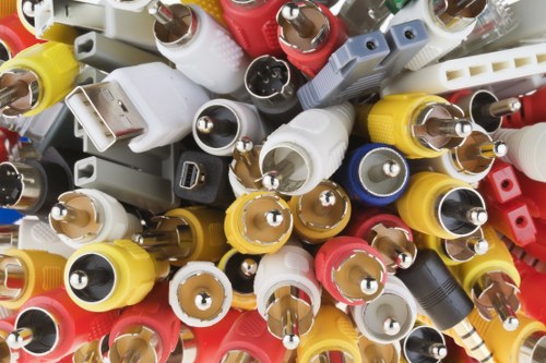 Team wearing PPE during a commercial waste collection