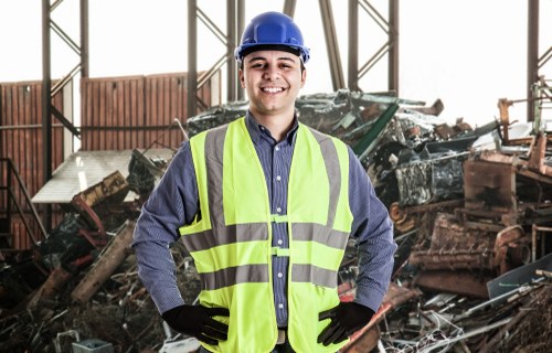 Recycling construction materials in East Ham