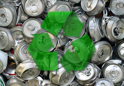 Recycling center in East Ham